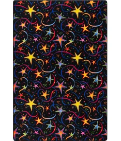 Joy Carpets Neon Lights Fluorescent Have A Blast 4ft. x 6ft. Rect. Rug