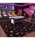 Joy Carpets Neon Lights Fluorescent Have A Blast 12ft. x 6ft. Rect. Rug