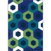 Joy Carpets Kid Essentials Violet Hexed 3ft.10in. x 5ft.4in. Rect. Rug