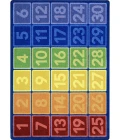 Joy Carpets Kid Essentials Multi I Can Count 10ft. 9in. x 13ft. 2in. Rect. Rug