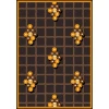 Joy Carpets Games People Play Brown Nine Ball 3ft.10in. x 5ft.4in. Rect. Rug