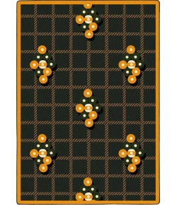 Joy Carpets Games People Play Green Nine Ball 3ft.10in. x 5ft.4in. Rect. Rug