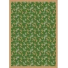 Joy Carpets Kaleidoscope Green Dragonflies 7ft.8in. x 10ft.9in. Rect. Rug
