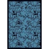 Joy Carpets Kaleidoscope Blue Fancy Fiddler 5ft.4in. x 7ft.8in. Rect. Rug