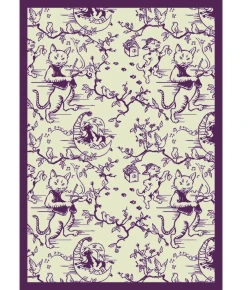 Joy Carpets Kaleidoscope Dk. Beige Fancy Fiddler 3ft.10in. x 5ft.4in. Rect. Rug