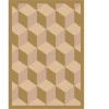 Joy Carpets Kaleidoscope Beige Highrise 5ft.4in. x 7ft.8in. Rect. Rug