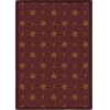 Joy Carpets Kaleidoscope Wine Mariners Tale 10ft.9in. x 13ft.2in. Rect. Rug
