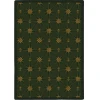 Joy Carpets Kaleidoscope Emerald Mariners Tale 10ft.9in. x 13ft.2in. Rect. Rug