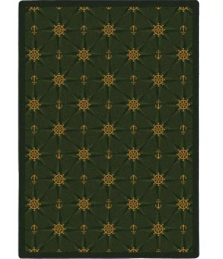 Joy Carpets Kaleidoscope Emerald Mariners Tale 10ft.9in. x 13ft.2in. Rect. Rug