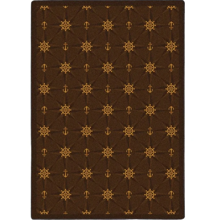 Joy Carpets Kaleidoscope Chocolate Mariners Tale 10ft.9in. x 13ft.2in. Rect. Rug