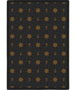 Joy Carpets Kaleidoscope Onyx Mariners Tale 5ft.4in. x 7ft.8in. Rect. Rug