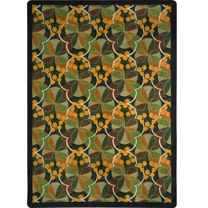 Joy Carpets Kaleidoscope Multi Shamrock 3ft.10in. x 5ft.4in. Rect. Rug