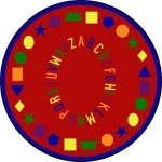 Joy Carpets Kid Essentials Red First Lessons 7ft.7in. Round Rug
