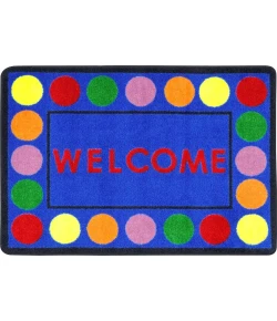 Joy Carpets Kid Essentials Multi Lots of Dots 2ft.8in. x 3ft.10in. Rect. Rug