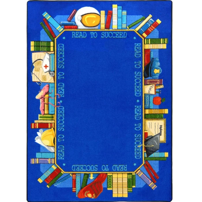 Joy Carpets Kid Essentials Multi Read to Succeed 10ft.9in. x 13ft.2in. Rect. Rug