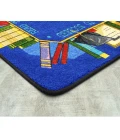 Joy Carpets Kid Essentials Multi Read to Succeed 10ft.9in. x 13ft.2in. Oval Rug