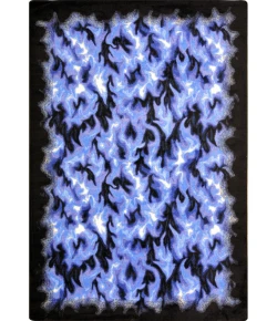 Joy Carpets Kaleidoscope Blue Inferno 7ft.8in. x 10ft.9in. Rect. Rug