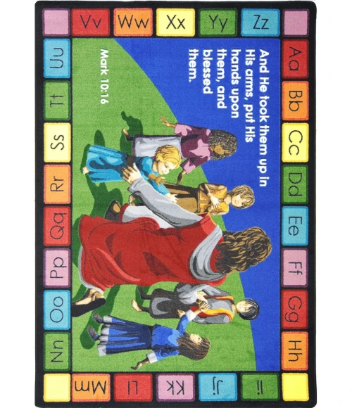 Joy Carpets Kid Essentials Multi Into His Arms 10ft.9in. x 13ft.2in. Rect. Rug