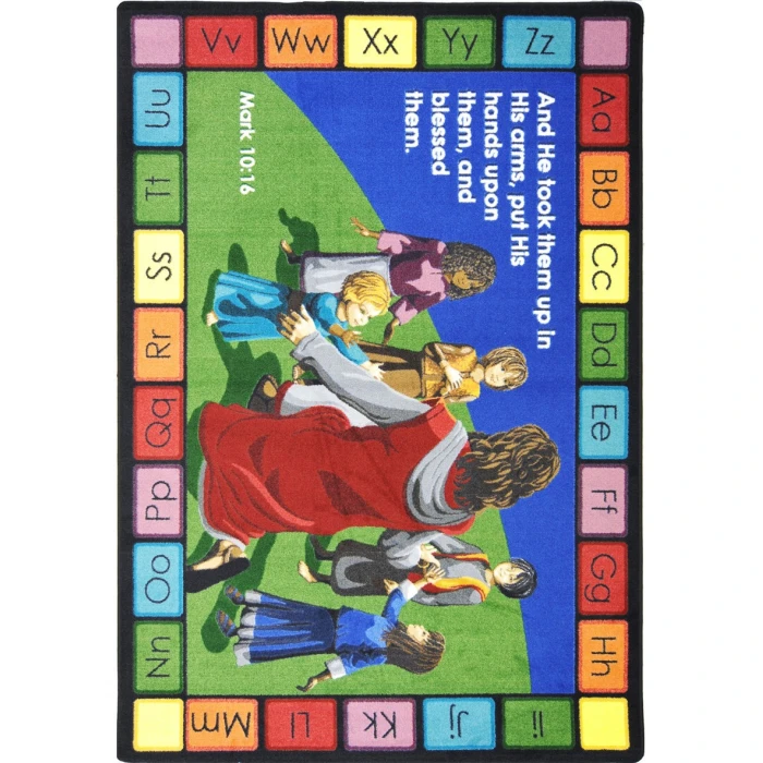 Joy Carpets Kid Essentials Multi Into His Arms 10ft.9in. x 13ft.2in. Rect. Rug