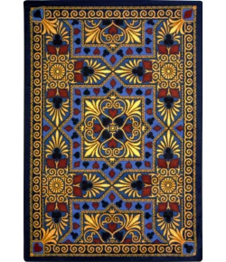 Joy Carpets Games People Play Navy Jackpot 3ft.10in. x 5ft.4in. Rect. Rug