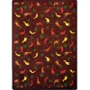 Joy Carpets Kaleidoscope Garnet Jalapeno Fiesta 7ft.8in. x 10ft.9in. Rect. Rug