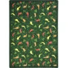 Joy Carpets Kaleidoscope Emerald Jalapeno Fiesta 7ft.8in. x 10ft.9in. Rect. Rug