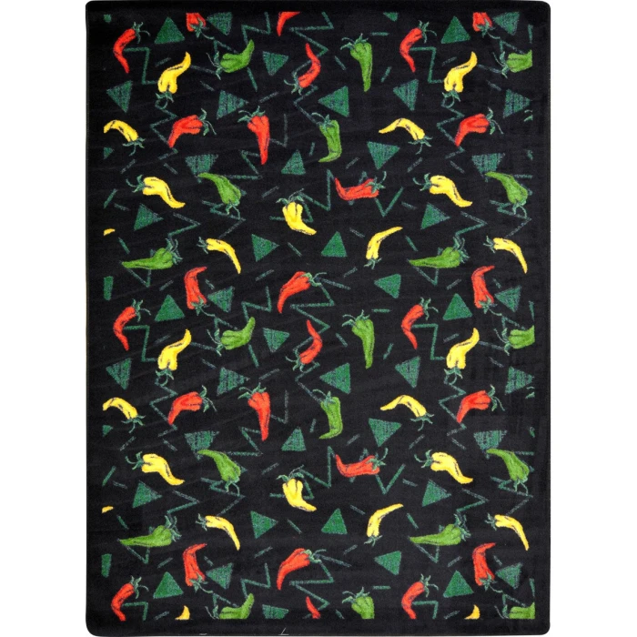 Joy Carpets Kaleidoscope Onyx Jalapeno Fiesta 3ft.10in. x 5ft.4in. Rect. Rug