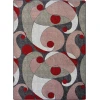 Joy Carpets Kid Essentials Red/Gray Jazzy 3ft.10in. x 5ft.4in. Rect. Rug