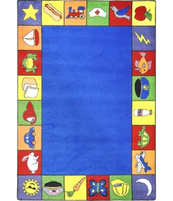 Joy Carpets Kid Essentials Multi Jump Start 10ft.9in. x 13ft.2in. Rect. Rug