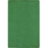 Joy Carpets Kid Essentials Grass Green Just Kidding 12ft. x 12ft. Square Rug