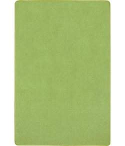 Joy Carpets Kid Essentials Lime Green Just Kidding 12ft. x 12ft. Square Rug
