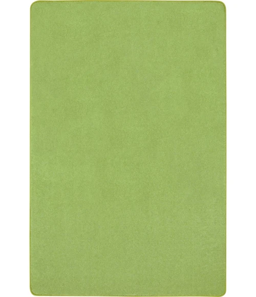 Joy Carpets Kid Essentials Lime Green Just Kidding 12ft. x 12ft. Square Rug