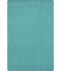 Joy Carpets Kid Essentials Seafoam Just Kidding 4ft. x 6ft. Rect. Rug