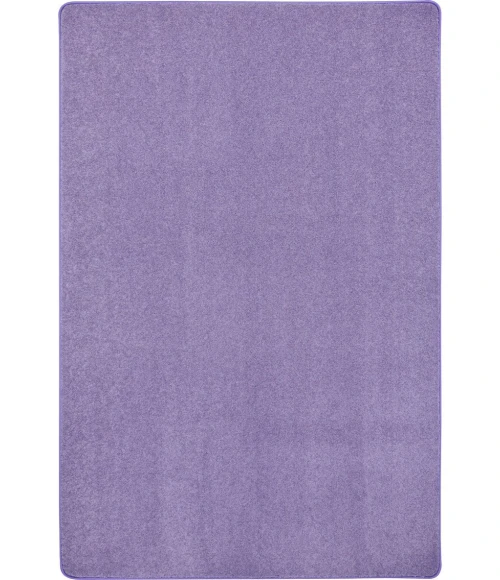 Joy Carpets Kid Essentials Very Violet Just Kidding 12ft. x 12ft. Square Rug