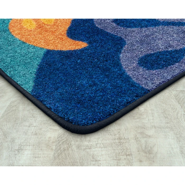Joy Carpets Kid Essentials Multi Just Pretend 5ft. 4in. x 7ft. 8in. Rect. Rug