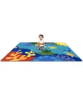 Joy Carpets Kid Essentials Multi Just Pretend 5ft. 4in. x 7ft. 8in. Rect. Rug