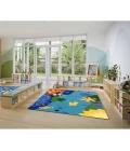 Joy Carpets Kid Essentials Multi Just Pretend 5ft. 4in. x 7ft. 8in. Rect. Rug