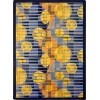 Joy Carpets Games People Play Blue Keeping Score 3ft.10in. x 5ft.4in. Rect. Rug
