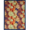 Joy Carpets Games People Play Red Keeping Score 5ft.4in. x 7ft.8in. Rect. Rug