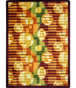 Joy Carpets Games People Play Rust Keeping Score 10ft.9in. x 13ft.2in. Rect. Rug