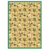 Joy Carpets Kaleidoscope Gold Flower Garden 7ft. 8in. x 10ft. 9in. Rect. Rug