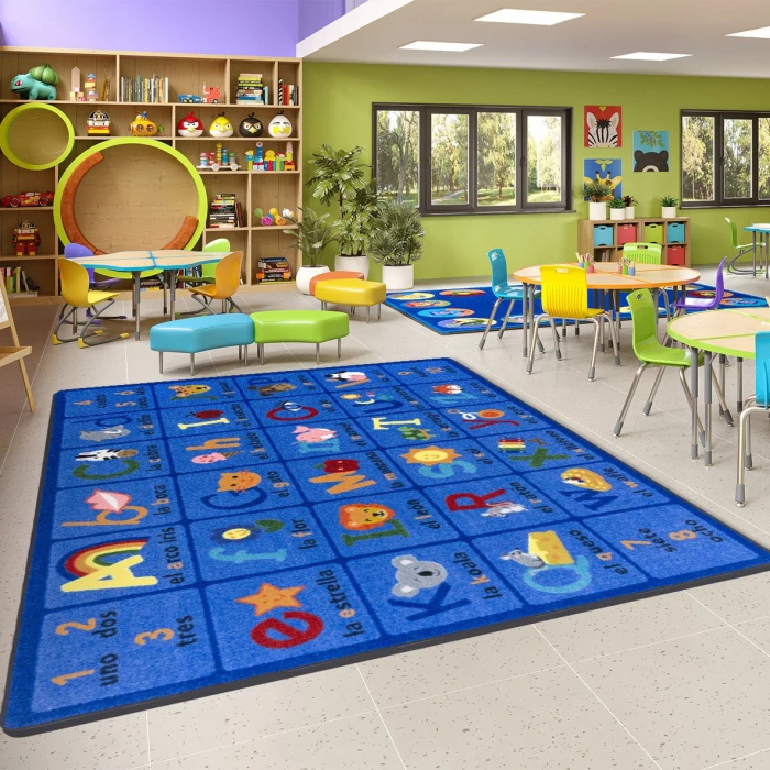 Joy Carpets Kid Essentials Multi La Fonica 7ft.8in. x 10ft.9in. Rect. Rug
