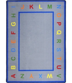 Joy Carpets Kid Essentials Multi Learn Your Letters 5ft.4in. x 7ft.8in. Rect. Rug