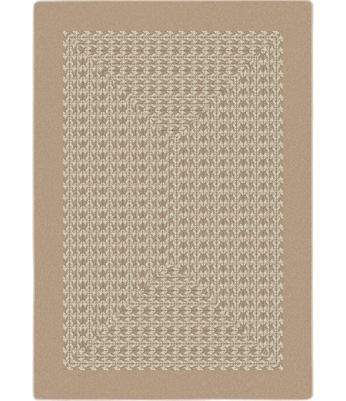 Joy Carpets Kid Essentials Beige Like Home 5ft.4in. x 7ft.8in. Rect. Rug