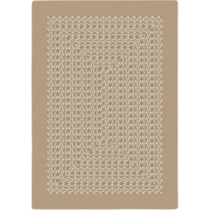 Joy Carpets Kid Essentials Beige Like Home 3ft.10in. x 5ft.4in. Rect. Rug