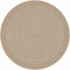 Joy Carpets Kid Essentials Beige Like Home 7ft.7in. Round Rug