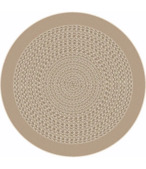 Joy Carpets Kid Essentials Beige Like Home 7ft.7in. Round Rug