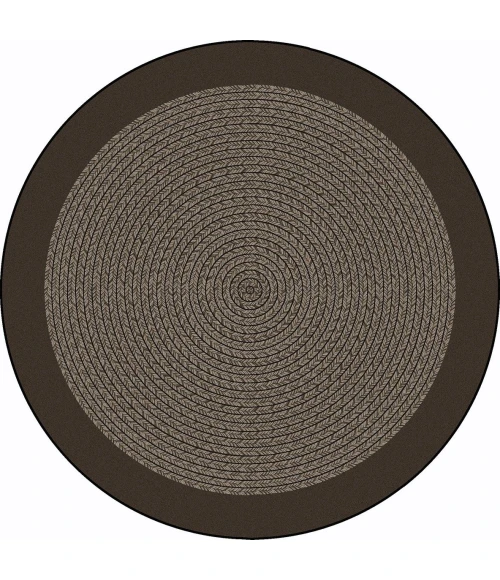 Joy Carpets Kid Essentials Chocolate Like Home 7ft.7in. Round Rug