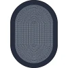 Joy Carpets Kid Essentials Navy Like Home 10ft.9in. x 13ft.2in. Oval Rug