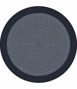Joy Carpets Kid Essentials Navy Like Home 7ft.7in. Round Rug